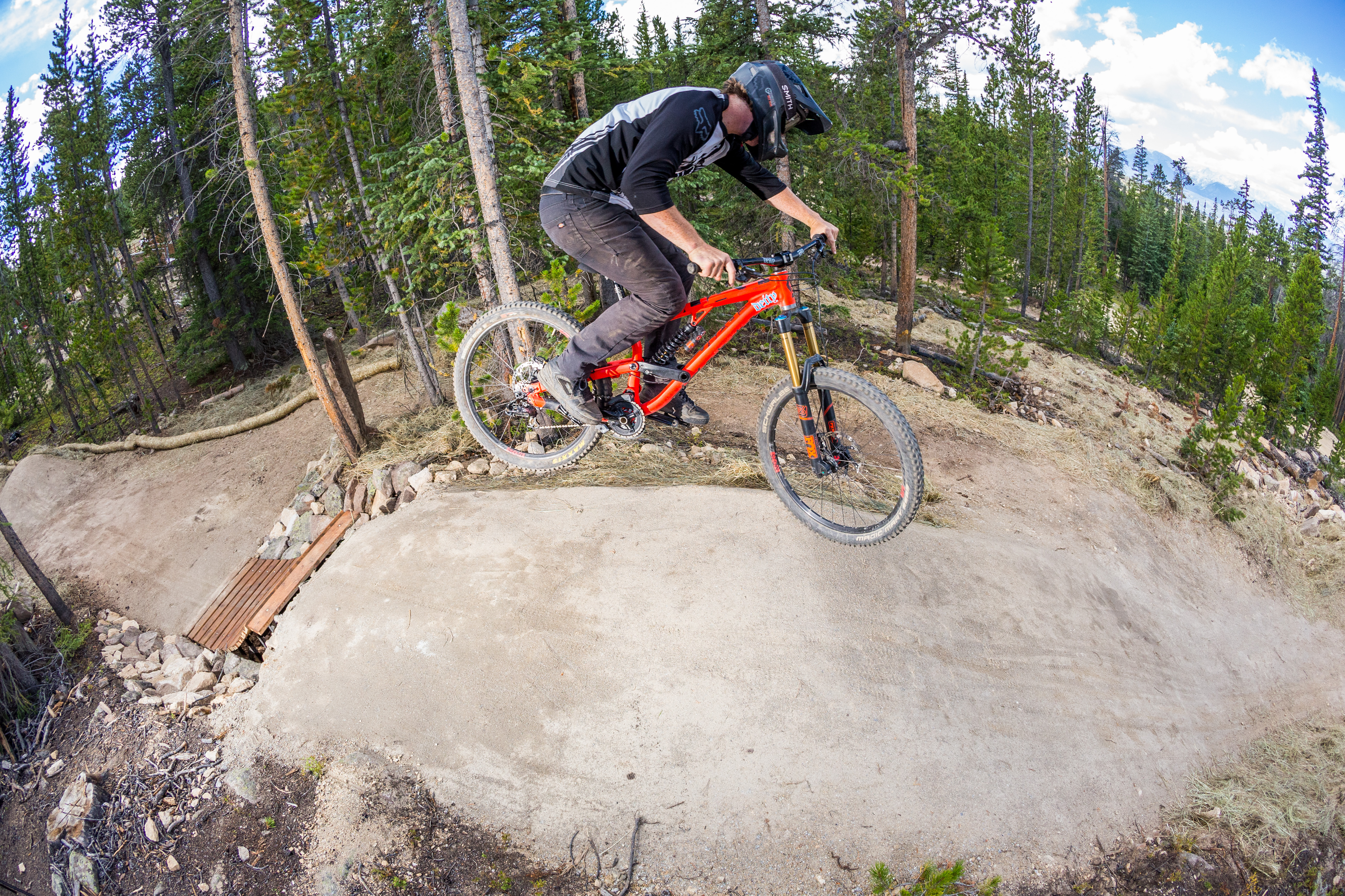 Downhill Mountain Biking in Keystone, CO.